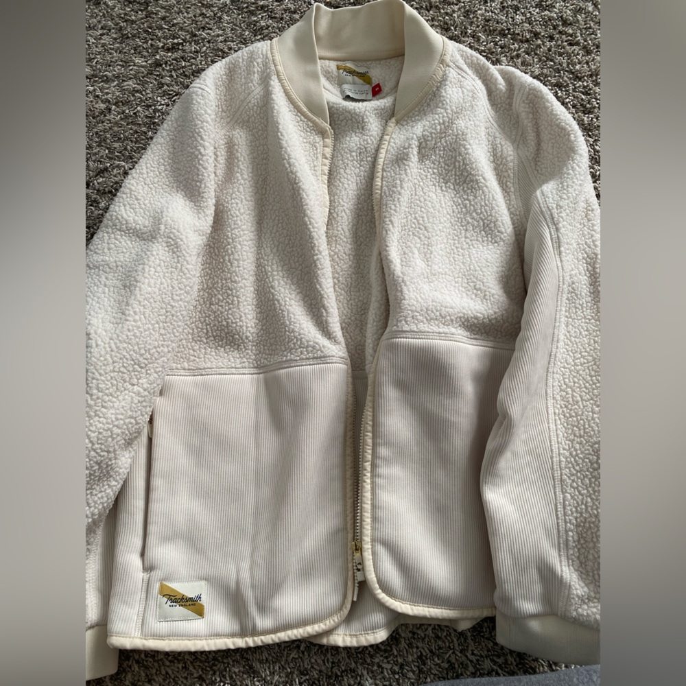 Tracksmith Cozy Cream Jacket